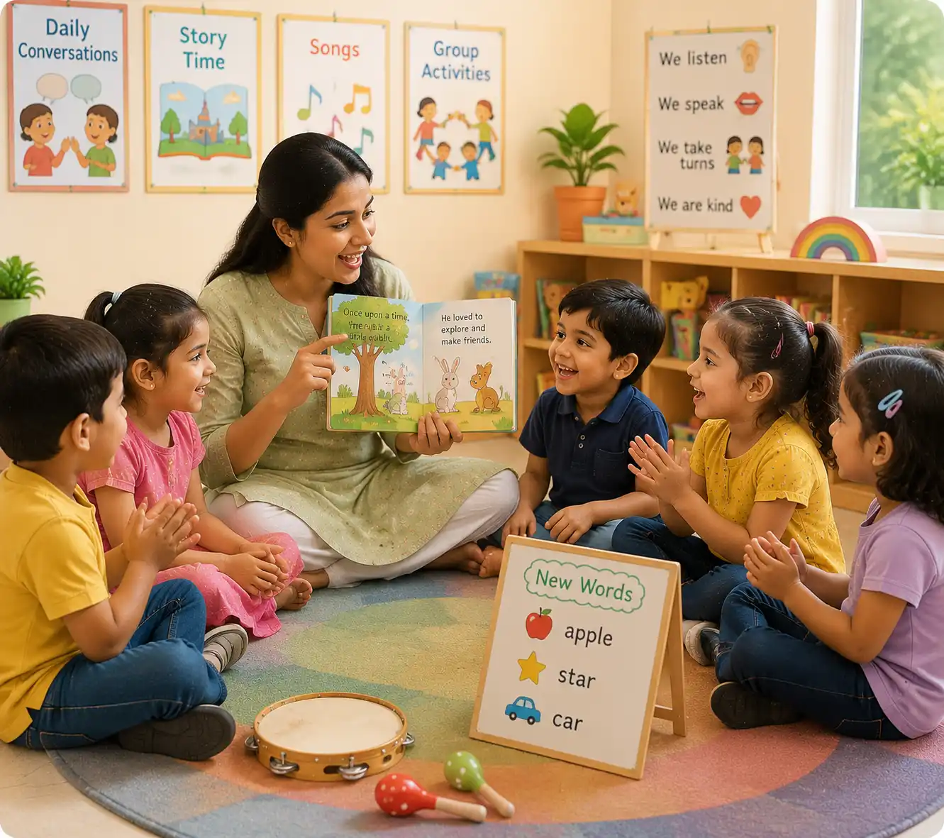 Supports Speech and Language Development