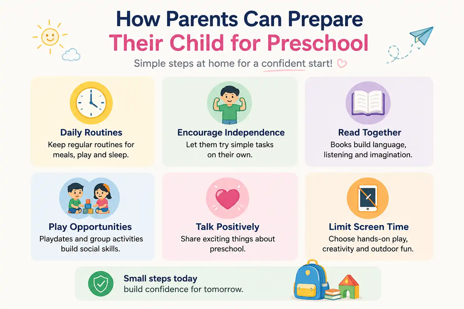 How Parents Can Prepare Their Child for Preschool
