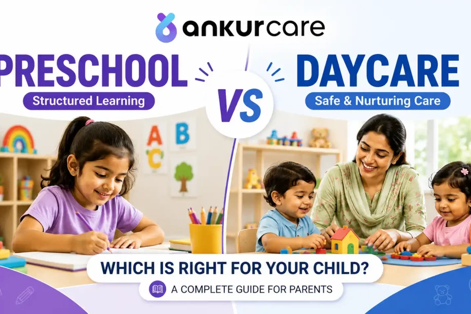 Preschool vs daycare: A guide for parents